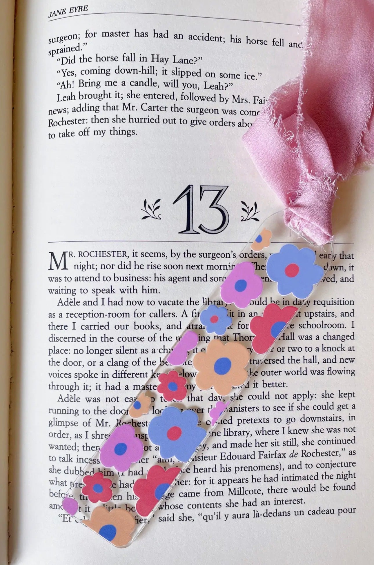 Flower book mark