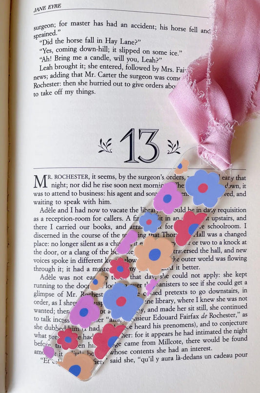 Flower book mark