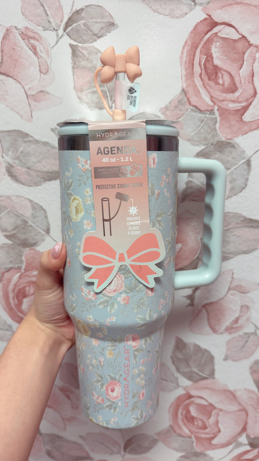 Coquette bow tumbler