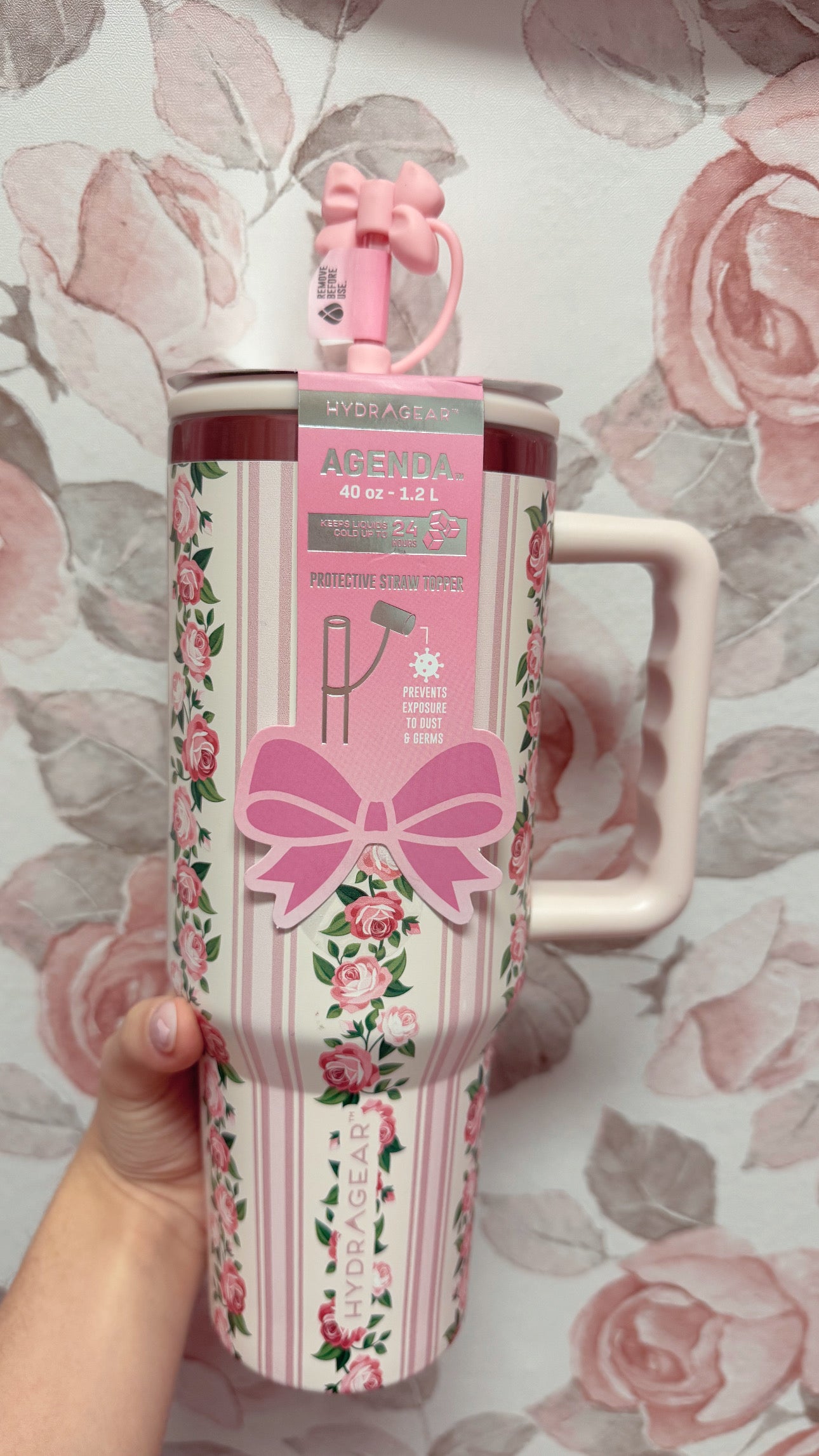 Coquette bow tumbler